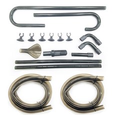魚缸入水管出水管全套 12~16mm, 混色
