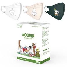 어린숨 유아용 엣지 아트심볼 컬러마스크 뉴 초초소형 3종 x 10p 세트, 30개입, 1개, 무민