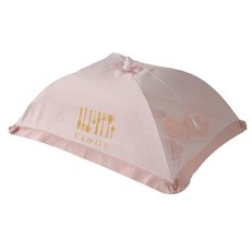 餐桌飯菜罩 半透明粉色, 1組