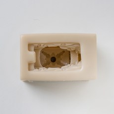 仙杜瑞拉馬車一體成型立體矽膠模具, 單一顏色