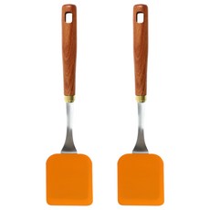 제니얼 프리미엄 바움 실리콘 사각뒤지개, 갈색, 2개