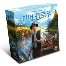 mandoo games River Flow 河流桌遊, 混合顏色, 1個