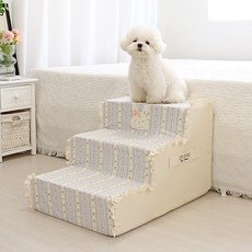 이츠독 반려동물 토리네 프릴 3단 스텝 계단, One Color, 1개