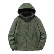 남성용 매쉬 안감 탈착 후드 아웃도어 점퍼 YXR702