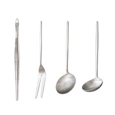 Table Art Abella 炊具 4 件套, 霧面銀