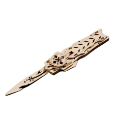 軍事刀劍3D立體木質拼圖 6號, 單色