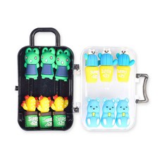 DADA 鉛筆保護蓋攜帶套組 Frog, 1套, 混合顏色