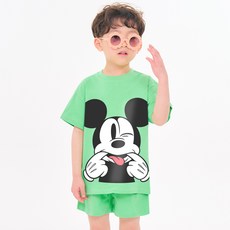 리틀래빗 아동용 여름 D 반팔 메롱미키 세트