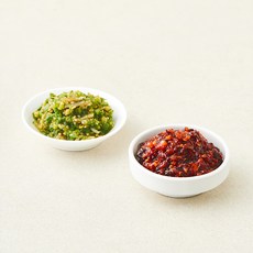 도들샘 멸치고추다짐 55g + 고들빼기낙지 비빔장 70g 세트, 125g, 1세트