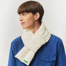 benetton 防寒鋪棉圍巾