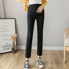 PangPang Shop 孕婦用 C 款黑色起司牛仔褲