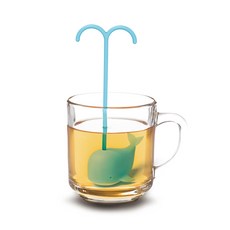Gongdreen 鯨魚夢幻鯨魚泡茶器, 天空藍, 1個
