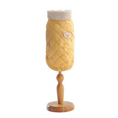 PASTEL PET 寵物鋪棉棉質背心, 黃色