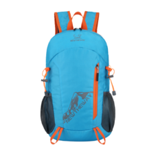 雙色可折疊小型登山包, 藍色