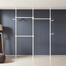 HAENGGEOJEONMUNGA 斯密斯三層吊衣桿 38毫米, 白色