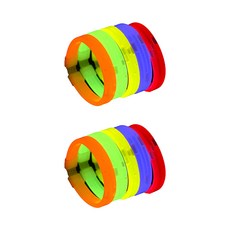 佳音樂會 LED 熒光棒 5 件套, 2套, 紅、藍、綠、黃、橙