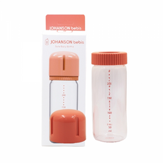 JOHANSON bebis 安心玻璃奶瓶 240ML 可替換其他寬口徑奶嘴, J0003, 1個
