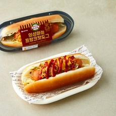 의성마늘 프랑크 핫도그, 177g, 1개