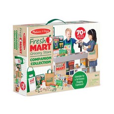 Melissa&Doug 美國瑪莉莎 超市收銀台玩具組 MD5183, 混色