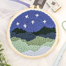 Artjoy DIY俄羅斯刺繡+鉤針組, 1套, 故鄉之夜