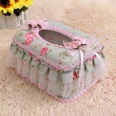 可愛蕾絲衛生紙面紙盒, A12