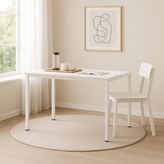 가구느낌 준테이블, 화이트