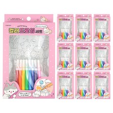 Pinkfoot 3000 Nyan Nyan 彩色繪畫套組, 混色, 10組