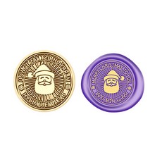 Mihwabujang 聖誕節封蠟印章 封蠟火漆印章, 10 SD_046, 1個