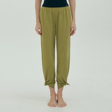 FRONT2LINE 女款Hazel棉質打褶褲管褲