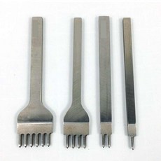 皮革工藝菱斬套組 4mm, 單一顏色, 1套