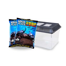 아쿠아플러스 곤충 사육 세트 3L, 블랙, 2세트