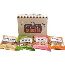 古早味餅乾4件套組, 小耳朵餅乾 160g+海苔餅乾 160g+沙琪瑪160g+螺旋餅乾 160g, 1組