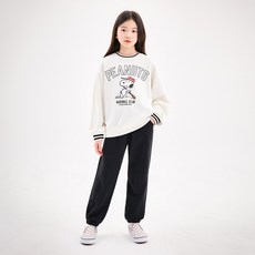 Jelistudio 兒童款 Peanuts 史努比 領口設計 上下套裝