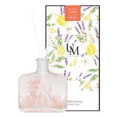유멜 프리저브드 디퓨저 + 화이트 섬유스틱 3p, 블랙체리, 200ml, 1개