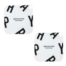 大型浴室排水孔蓋 字母, 2個