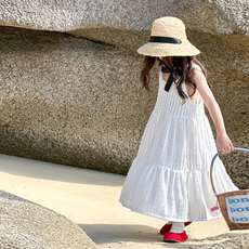 Miso Papa 女童伊蕾無袖長版連身裙