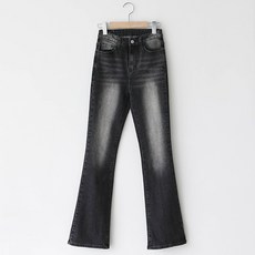 Pippin 女款靴型鬆緊水洗牛仔長褲 稍短款 710127