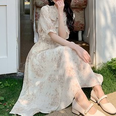 POPLARNC Freni蝴蝶結連身裙 P24SMOPS030717, 米色