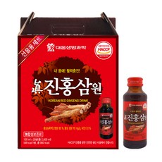 대웅생명과학 진홍삼원 건강 음료, 100ml, 20개