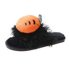 헤스티아 여성용 빅과일 털 실내화