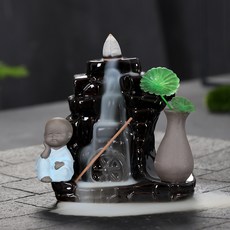 太陽香氛 單孔倒流香 同子僧香座 CH010, 紅色