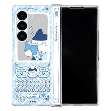 유스픽 디자인 힌지보호 클리어 휴대폰 케이스