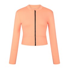 아레나 여성용 카리나 레저 짚업 래쉬가드 A3BL1PQ02