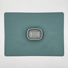 집사람 실리콘 테이블 매트, 블루그린, 30 x 40 cm, 1개