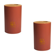 ANTS Dendron 刀收納盒圓形, 紅色的, 2個