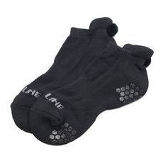 JUSTLINE 女式 Bell 高爾夫短襪, 黑色的