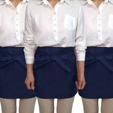 Oncozy 生活防水半身圍裙, 海軍藍, 3個