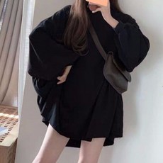 구디프 여성용 벌룬소매 박시 티셔츠