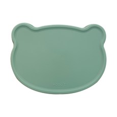 Bluemama Modu-i 幼兒矽膠小熊餐盤蓋, 薄荷綠
