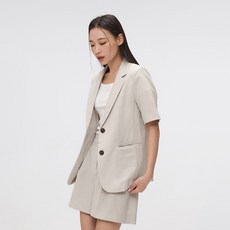 여성용 쿨 레귤러핏 반팔 재킷 SPJKF25W07